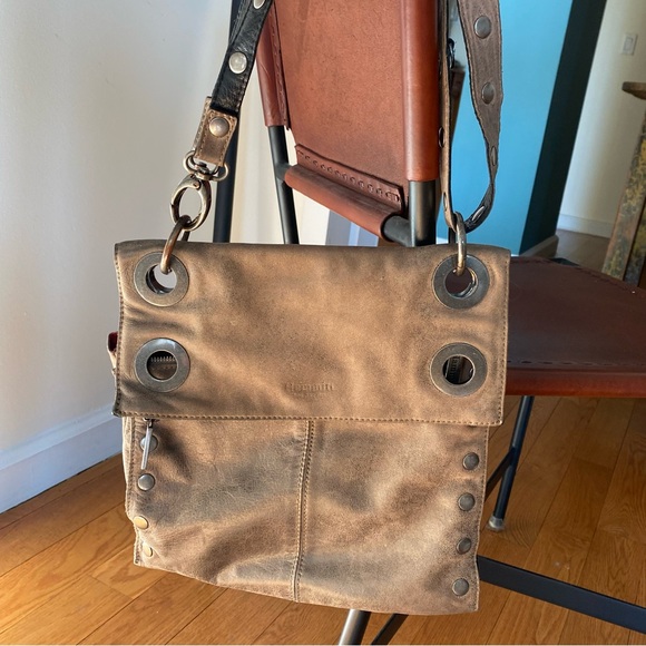 Hammitt Black Leather crossbody reversible Bag - Picture 3 of 11